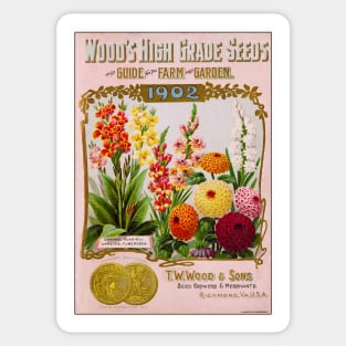 Seed Catalogue Cover (1902) Sticker